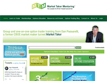 Tablet Screenshot of markettaker.com